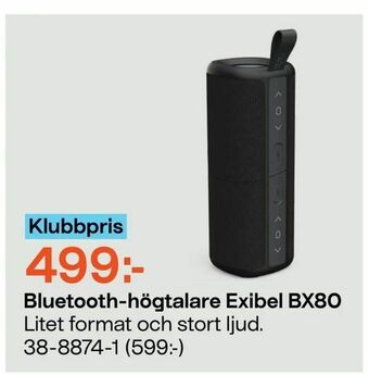 Bluetooth-högtalare Exibel BX80