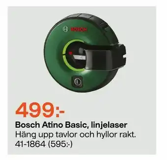 Clas Ohlson Bosch Atino Basic, linjelaser erbjuda