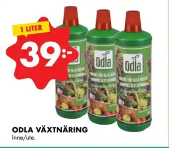 ÖoB ODLA VÄXTNÄRING erbjuda