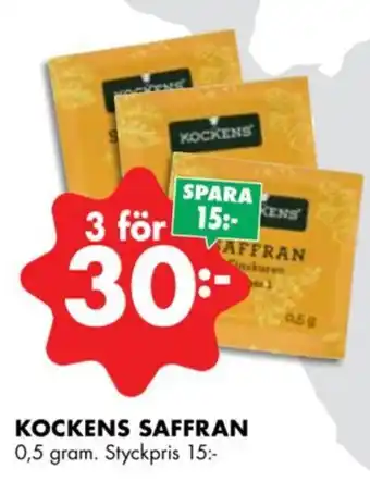 ÖoB KOCKENS SAFFRAN erbjuda