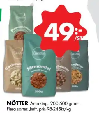 ÖoB NÖTTER erbjuda