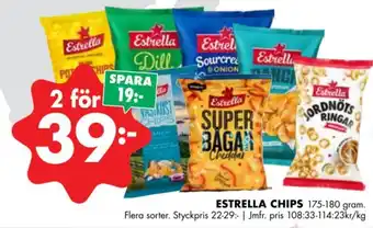 ÖoB ESTRELLA CHIPS erbjuda