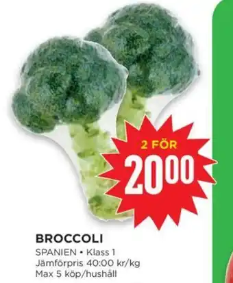 Willys BROCCOLI erbjuda