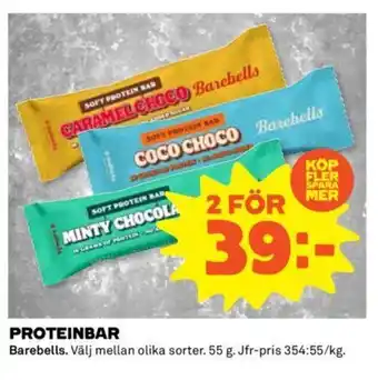 Coop PROTEINBAR erbjuda