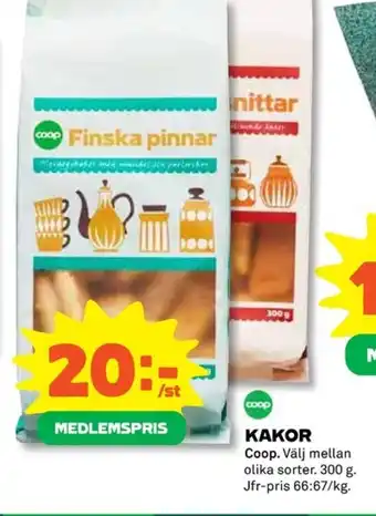 Coop KAKOR erbjuda