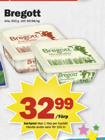 Pekås Bregott erbjuda
