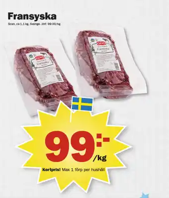 Pekås Fransyska erbjuda