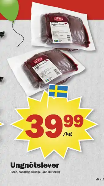 Pekås Ungnötslever erbjuda