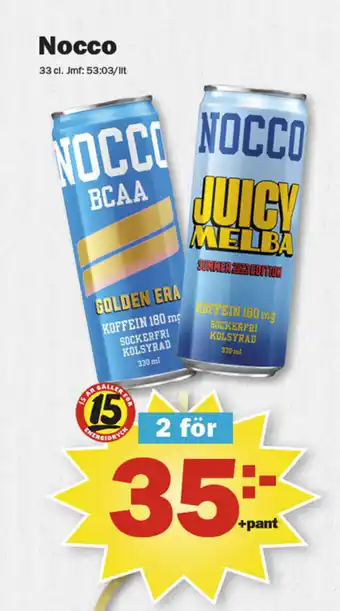 Pekås Nocco erbjuda