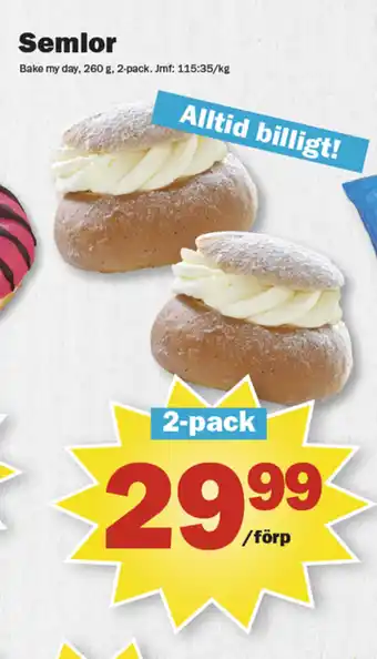 Pekås Semlor erbjuda