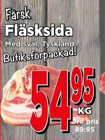 Supergrossen Fläsksida erbjuda