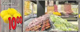 Supergrossen Citroner erbjuda