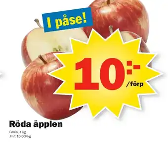 Pekås Polen Röda äpplen 1kg erbjuda
