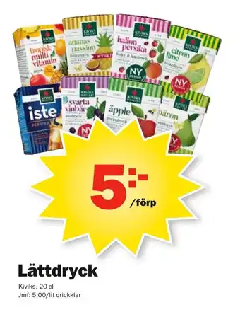 Pekås Kiviks Lättdryck 20cl erbjuda