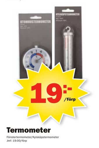 Pekås Termometer erbjuda