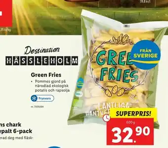Lidl Green Fries erbjuda