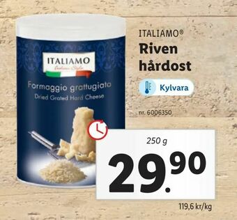 Lidl Riven hårdost erbjuda