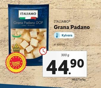 Lidl Grana Padano erbjuda