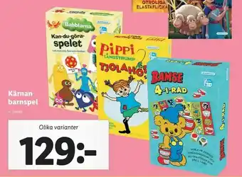 Lidl Kärnan barnspel erbjuda
