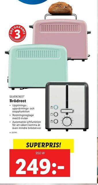 Lidl Brödrost erbjuda