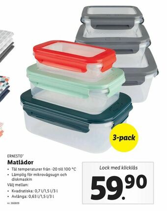 Lidl Matlådor erbjuda