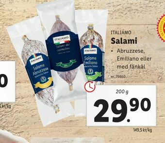 Lidl Salami erbjuda