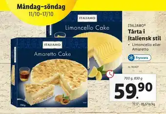 Lidl Tårta i talensk stil erbjuda