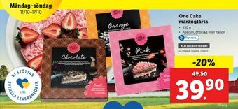 Lidl One Cake marängtårta erbjuda