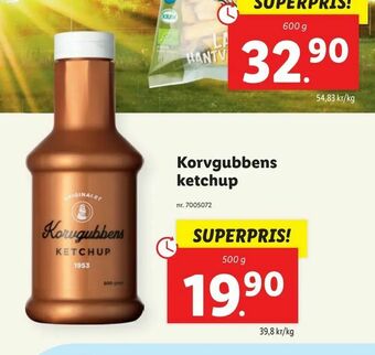 Lidl Korvgubbens ketchup erbjuda