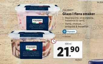 Glass i flera smaker
