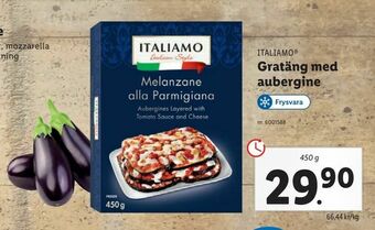 Lidl Gratäng med aubergine erbjuda