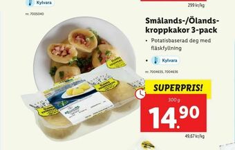 Smålands-/Ölands kroppkakor 3-pack