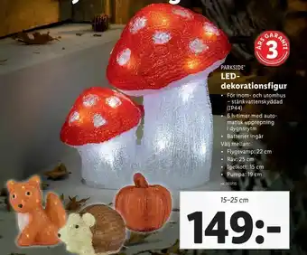 Lidl Led dekorationsfigur erbjuda