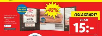 Lidl Wienerkorv erbjuda