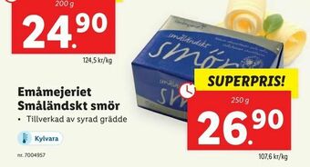 Lidl Emåmejeriet Småländskt smör erbjuda