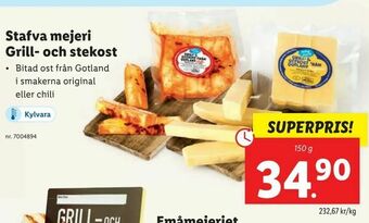 Lidl Stafva mejeri Grill- och stekost erbjuda