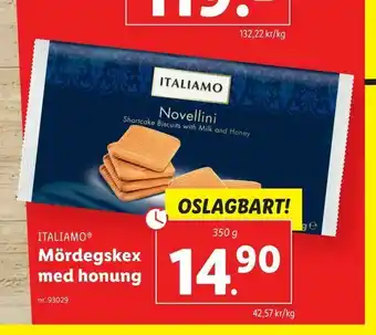 Lidl Mördegskex med honung erbjuda