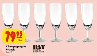 Day Champagneglas 6-pack 15cl