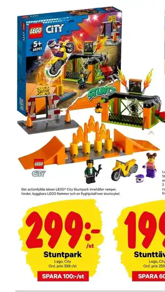 City Gross Lego City Stuntpark erbjuda