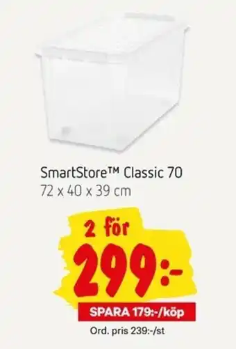 City Gross SmartStore Classic 70 72x40x39cm erbjuda