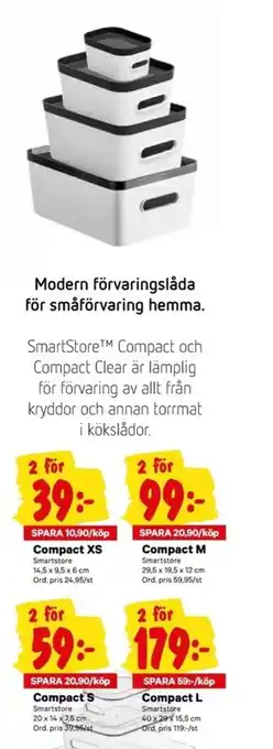 City Gross SmartStore Compact XS erbjuda
