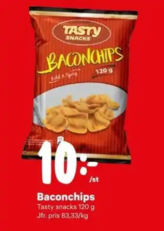 Tasty snacks Baconchips 120g