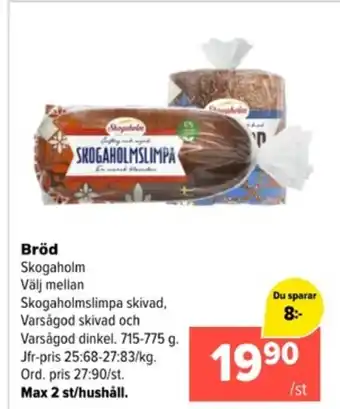 Coop Extra Bröd erbjuda