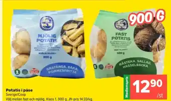 Coop Extra Potatis i påse erbjuda