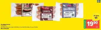 Coop Extra Kryddiga korvar erbjuda
