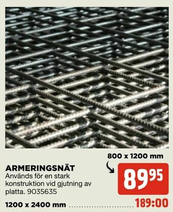 Jem&Fix Armeringsnät erbjuda