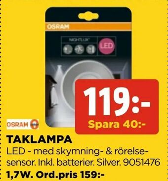 Jem&Fix Taklampa erbjuda