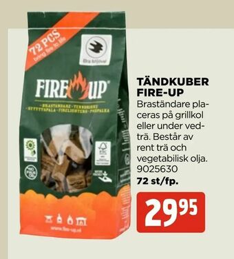 Jem&Fix Tändkuber fire-up erbjuda