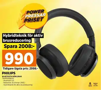 Power BLUETOOTH HÖRLURAR erbjuda