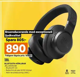 Power BLUETOOTH-HÖRLURAR JBLL660NCBK erbjuda